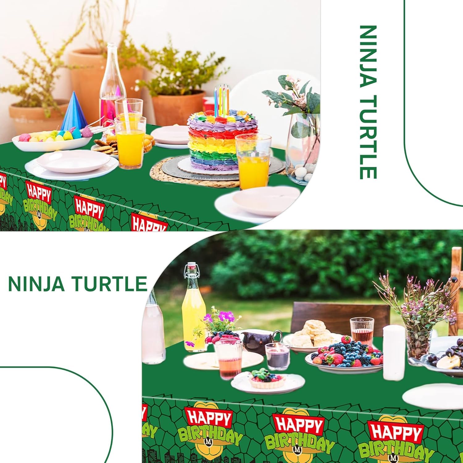 Ninja Turtle Tablecloth for Ki - Kids Outdoor Water Table avis et prix