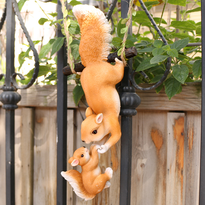 Mother Child Squirrel Resin Ha - Kids Outdoor Swing avis et prix