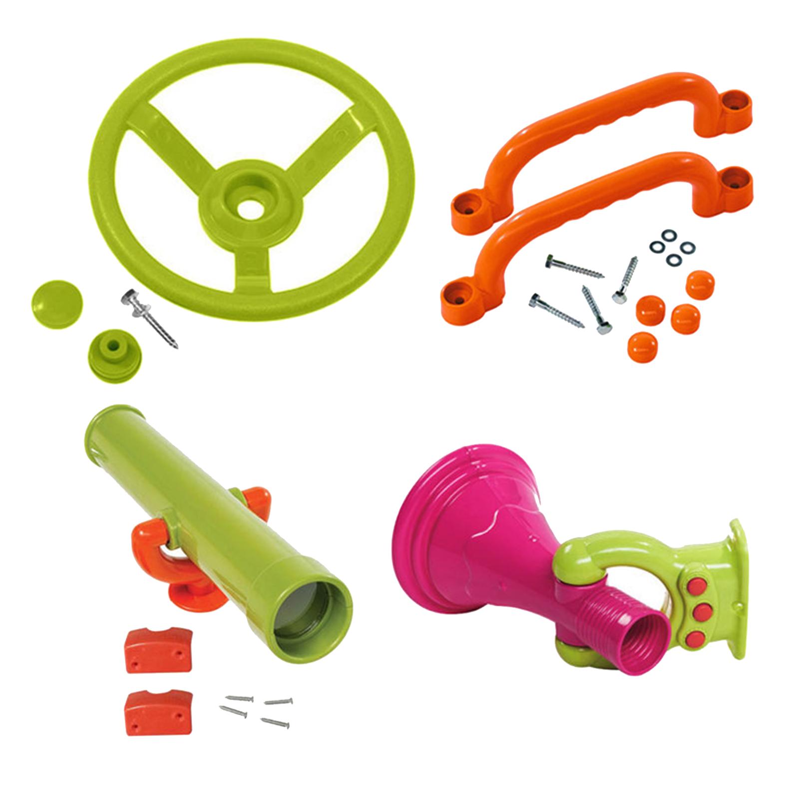 4 Pieces Jungle Gym Kingdom Pl - Kids Outdoor Treehouse avis et prix