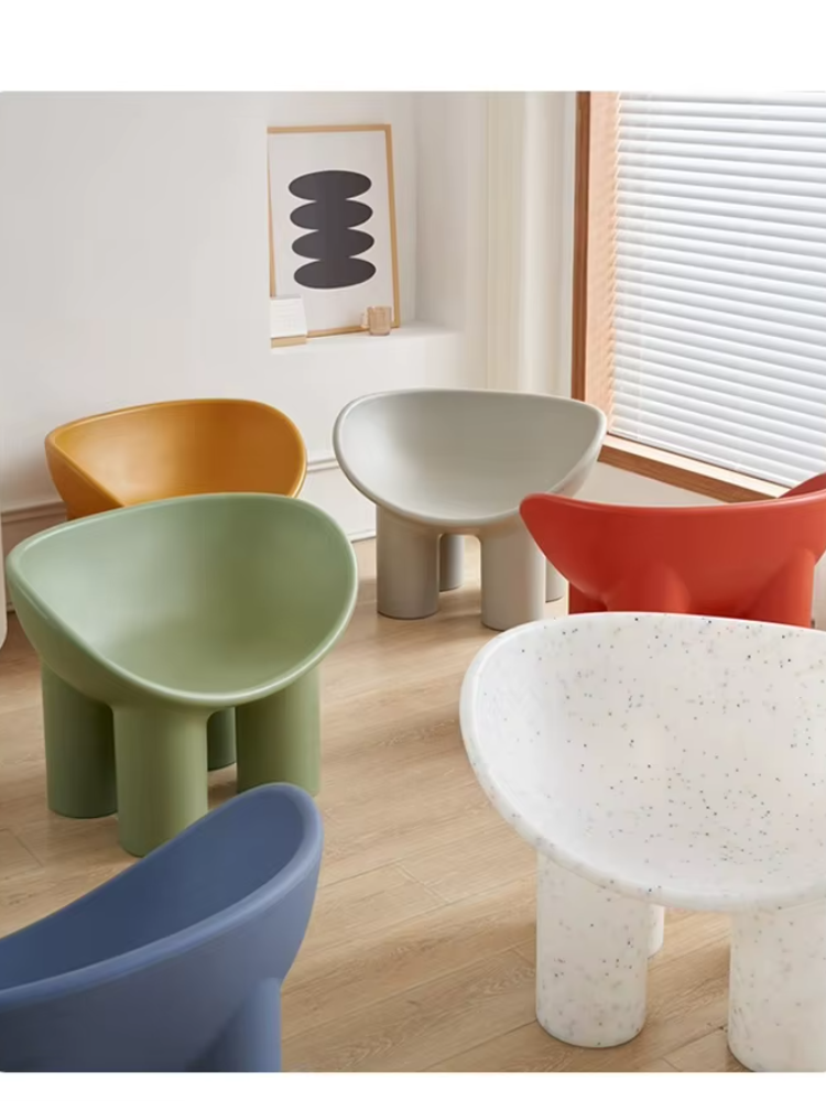 Scandinavian-Style Plastic Ele - Kids Outdoor Lounge Furniture avis et prix