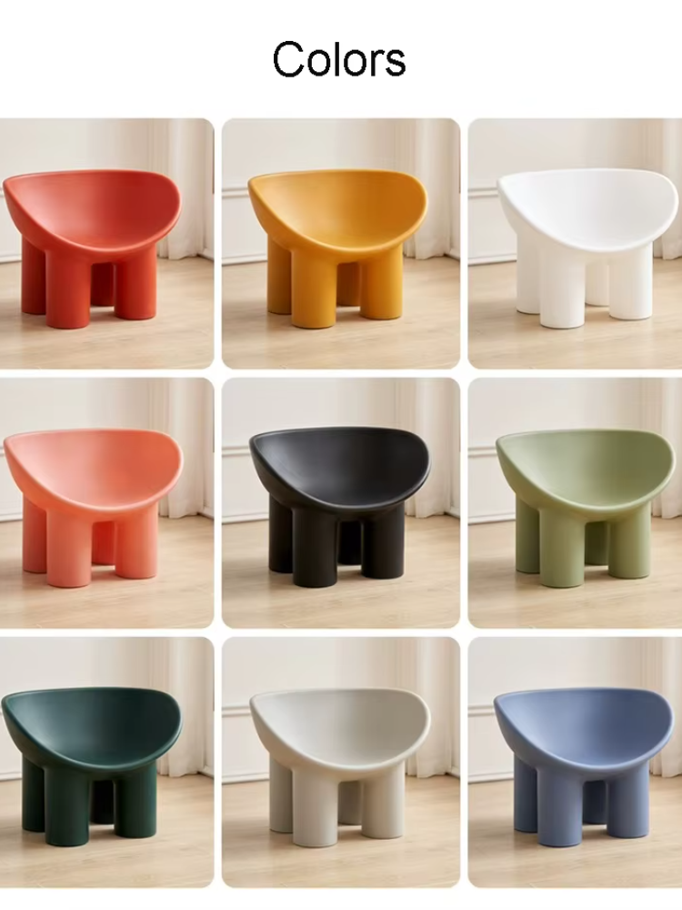 Scandinavian-Style Plastic Ele - Kids Outdoor Lounge Furniture avis et prix