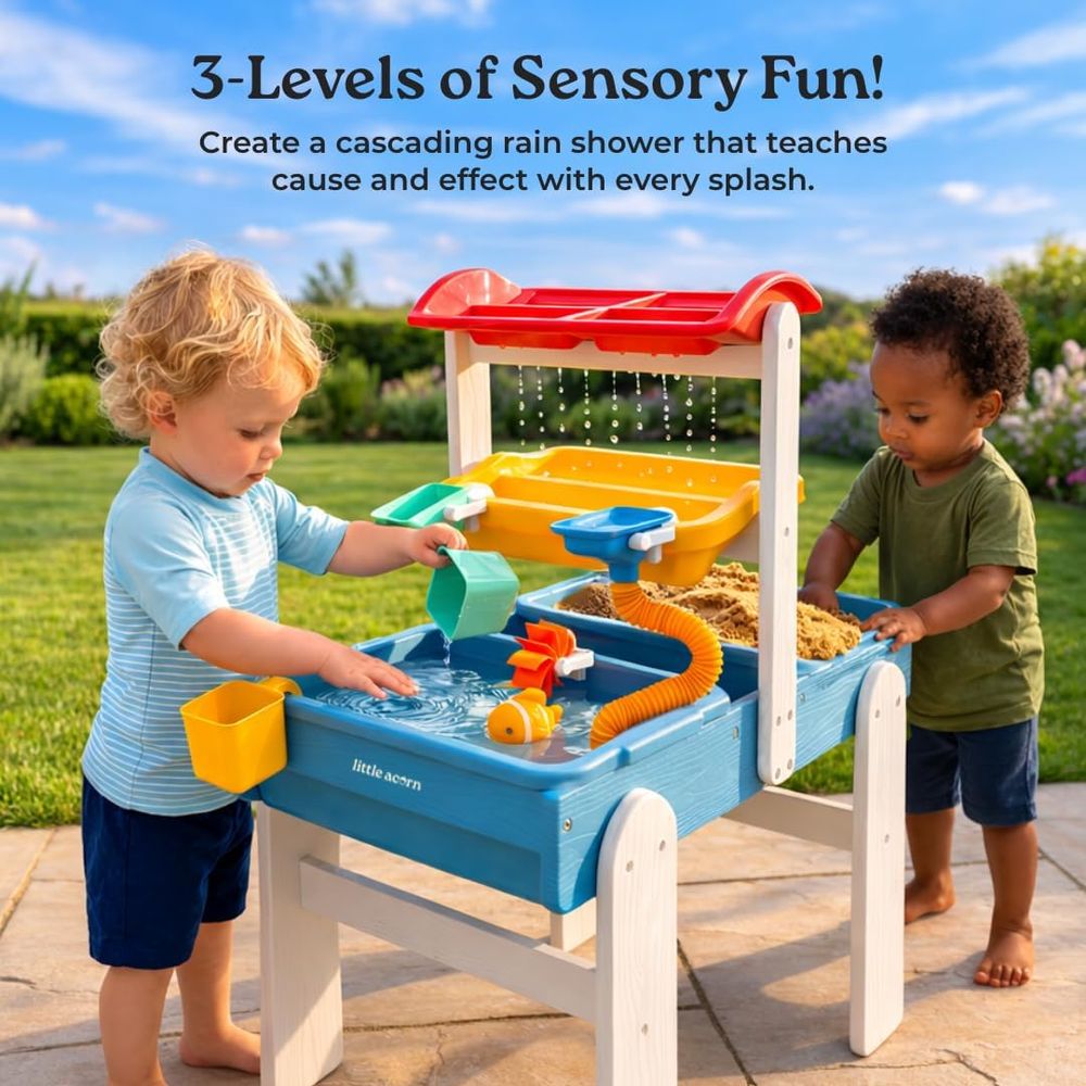 Little Acorn, Water Table or T - Kids Outdoor Water Table avis et prix