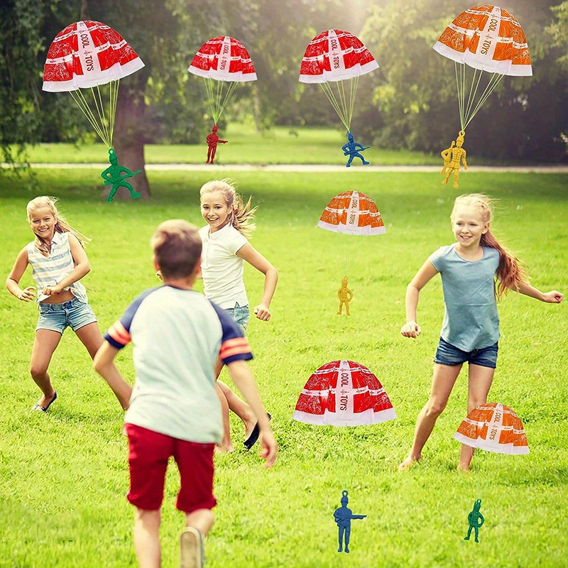 10/100pcs Parachute Toys for K - Kids Outdoor Birthday Party Ideas avis et prix