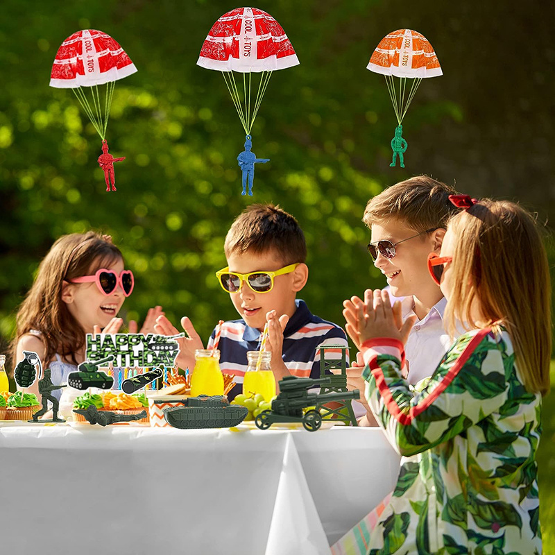 10/100pcs Parachute Toys for K - Kids Outdoor Birthday Party Ideas avis et prix