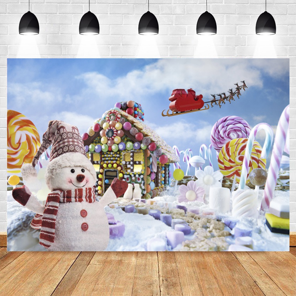 Winter Christmas Backdrop Outd - Kids Outdoor Treehouse avis et prix