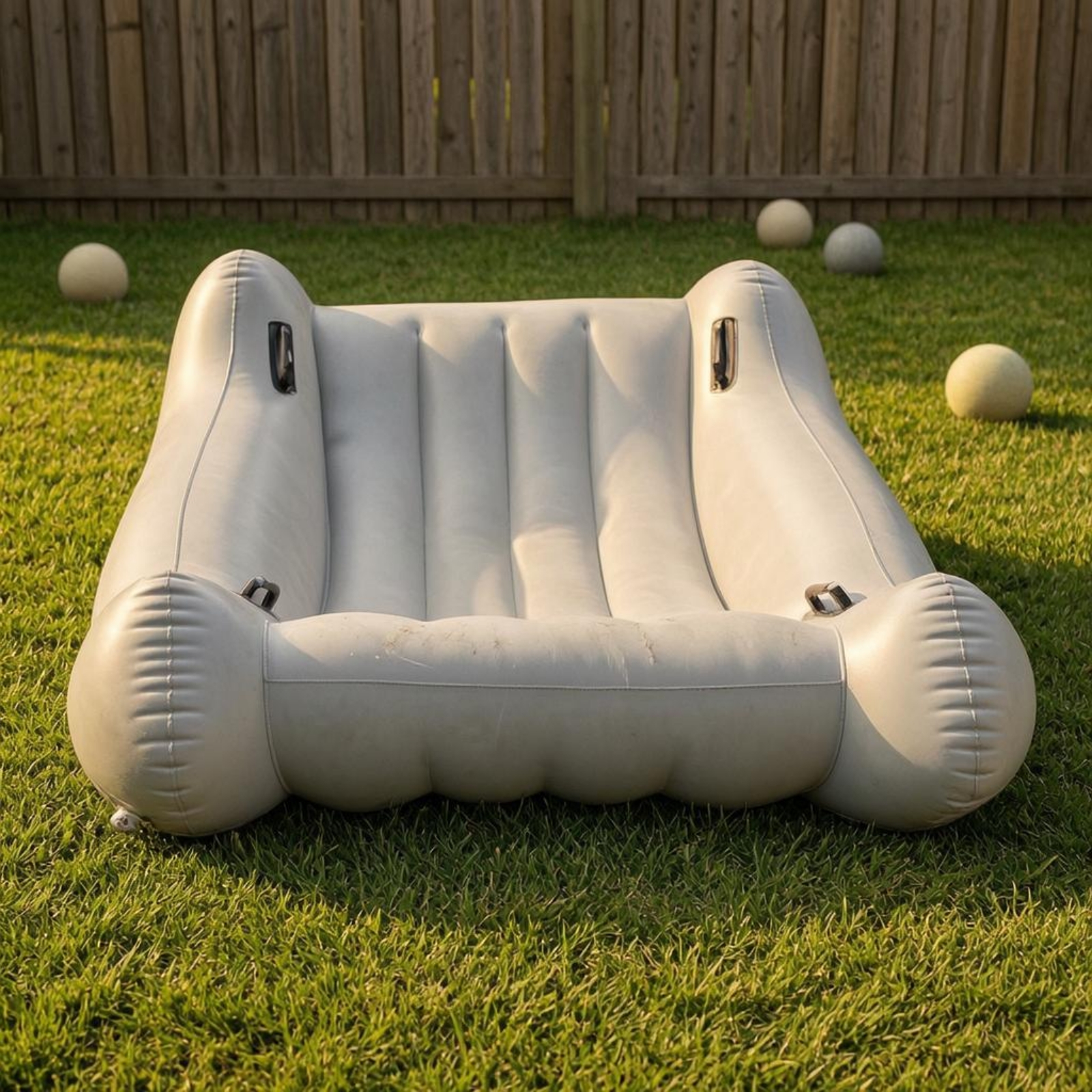 Inflatable Kids Sofa Ribbed Se - Kids Outdoor Lounge Furniture avis et prix