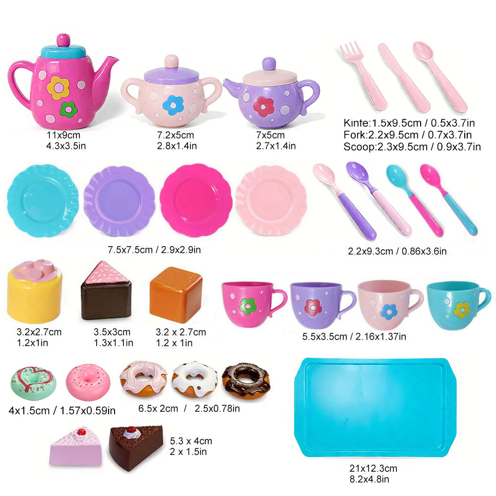 Tea set for girls, tea party s - Kids Outdoor Bbq avis et prix