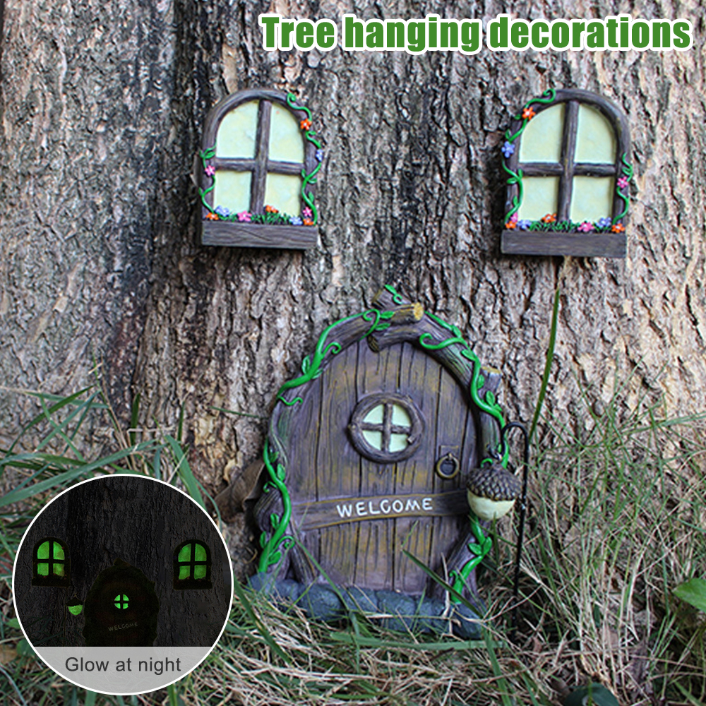 Fairy Door and Windows for Tre - Kids Outdoor Fairy Garden avis et prix