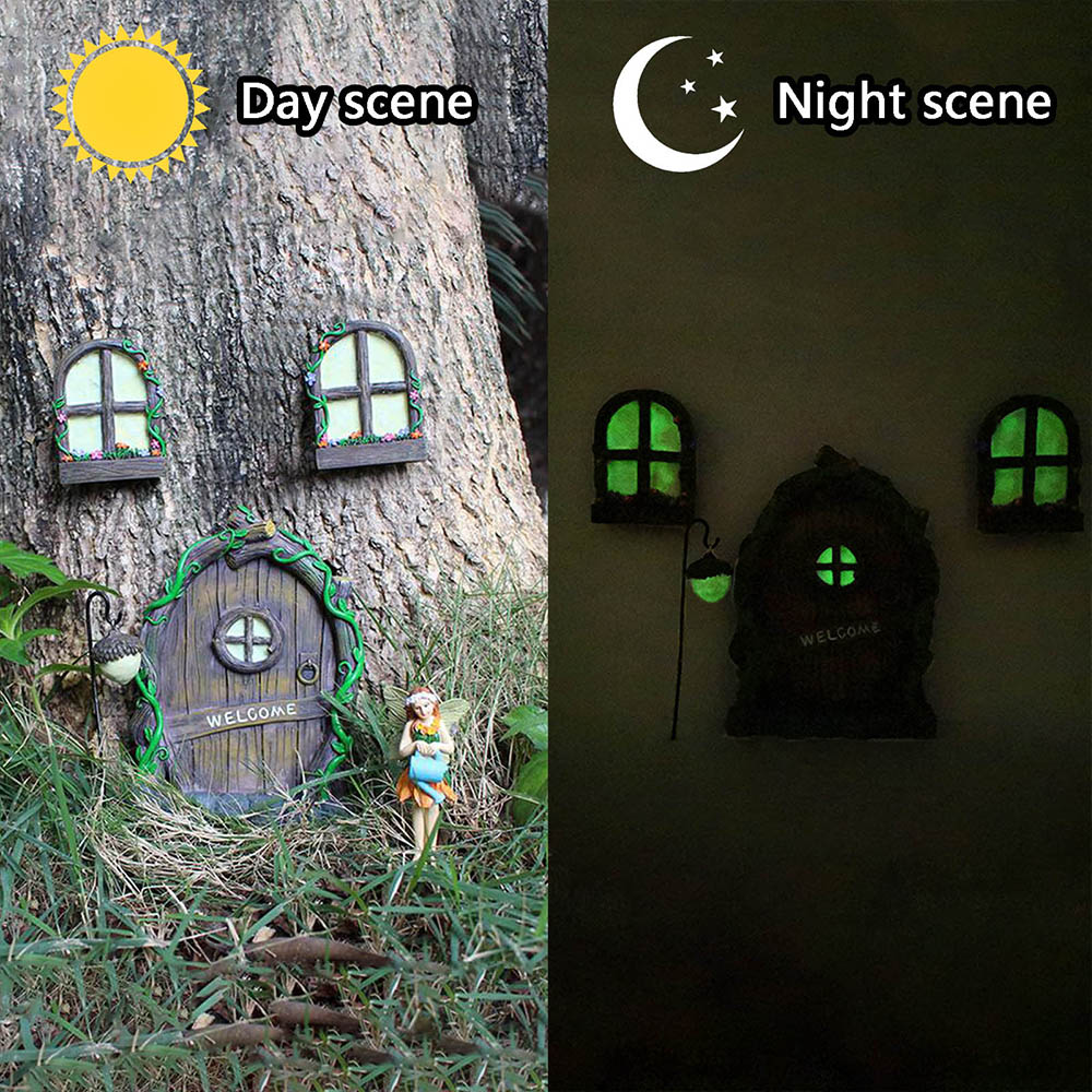Fairy Door and Windows for Tre - Kids Outdoor Fairy Garden avis et prix