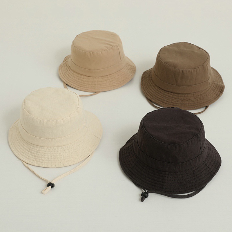 Solid Color Kids Bucket Hat Fa - Kids Outdoor Hat avis et prix