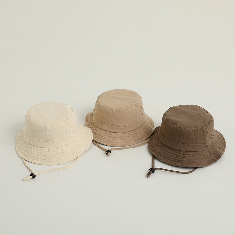 Solid Color Kids Bucket Hat Fa - Kids Outdoor Hat avis et prix