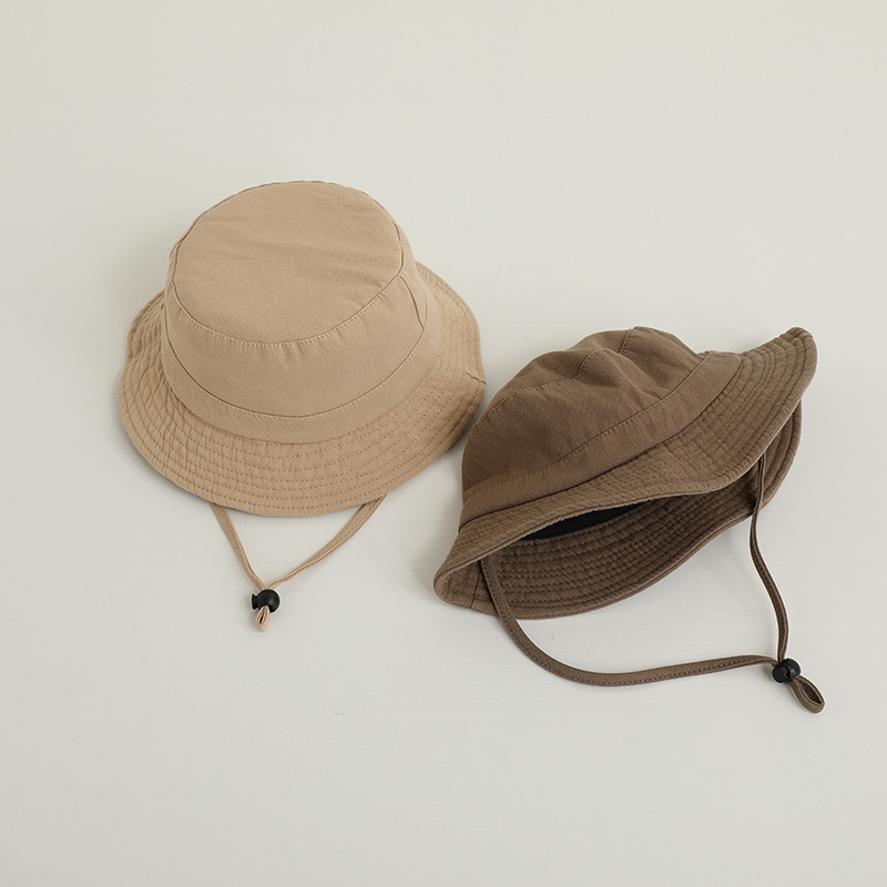 Solid Color Kids Bucket Hat Fa - Kids Outdoor Hat avis et prix