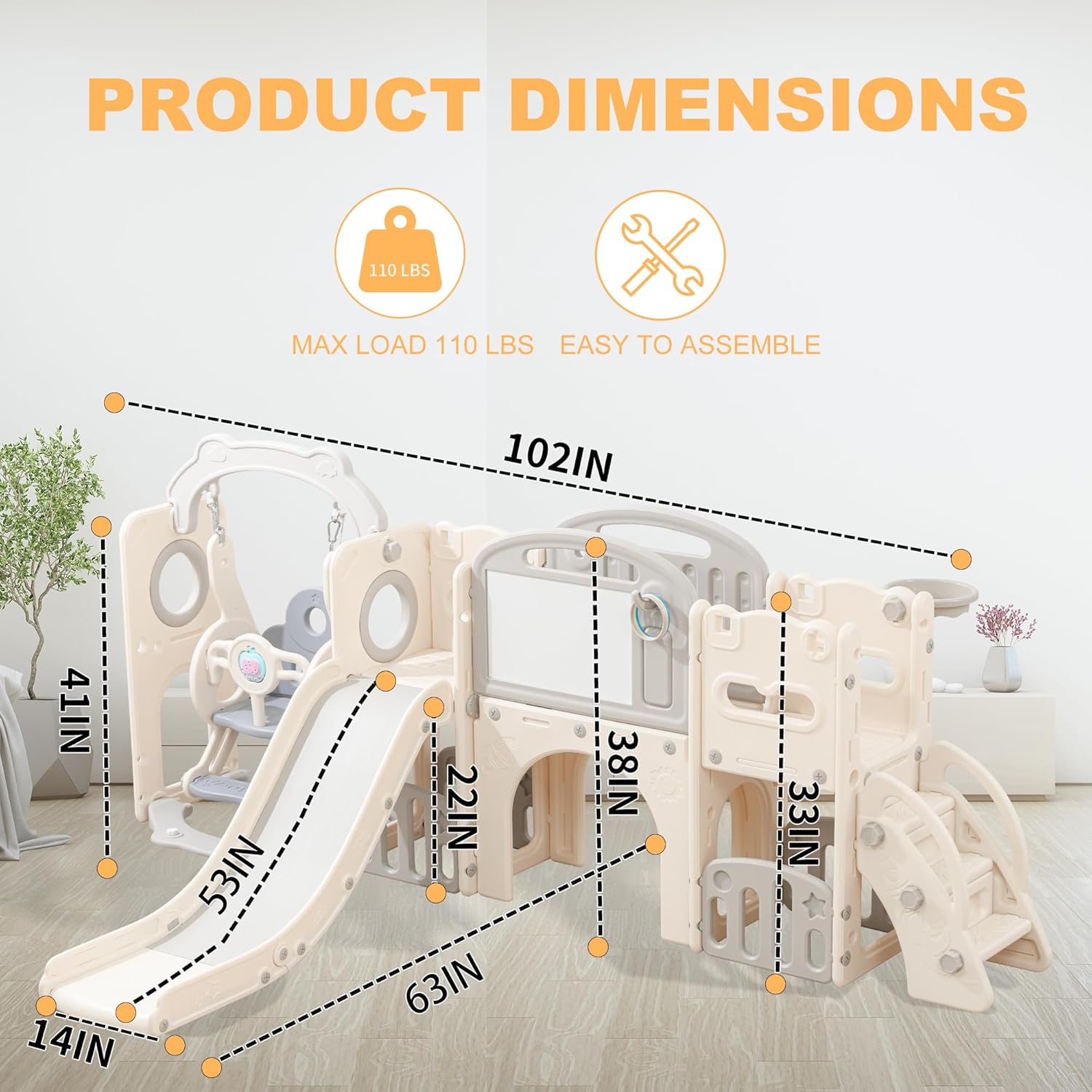 Toddler Slide Set 12 in 1, Kid - Kids Outdoor Slide Set avis et prix