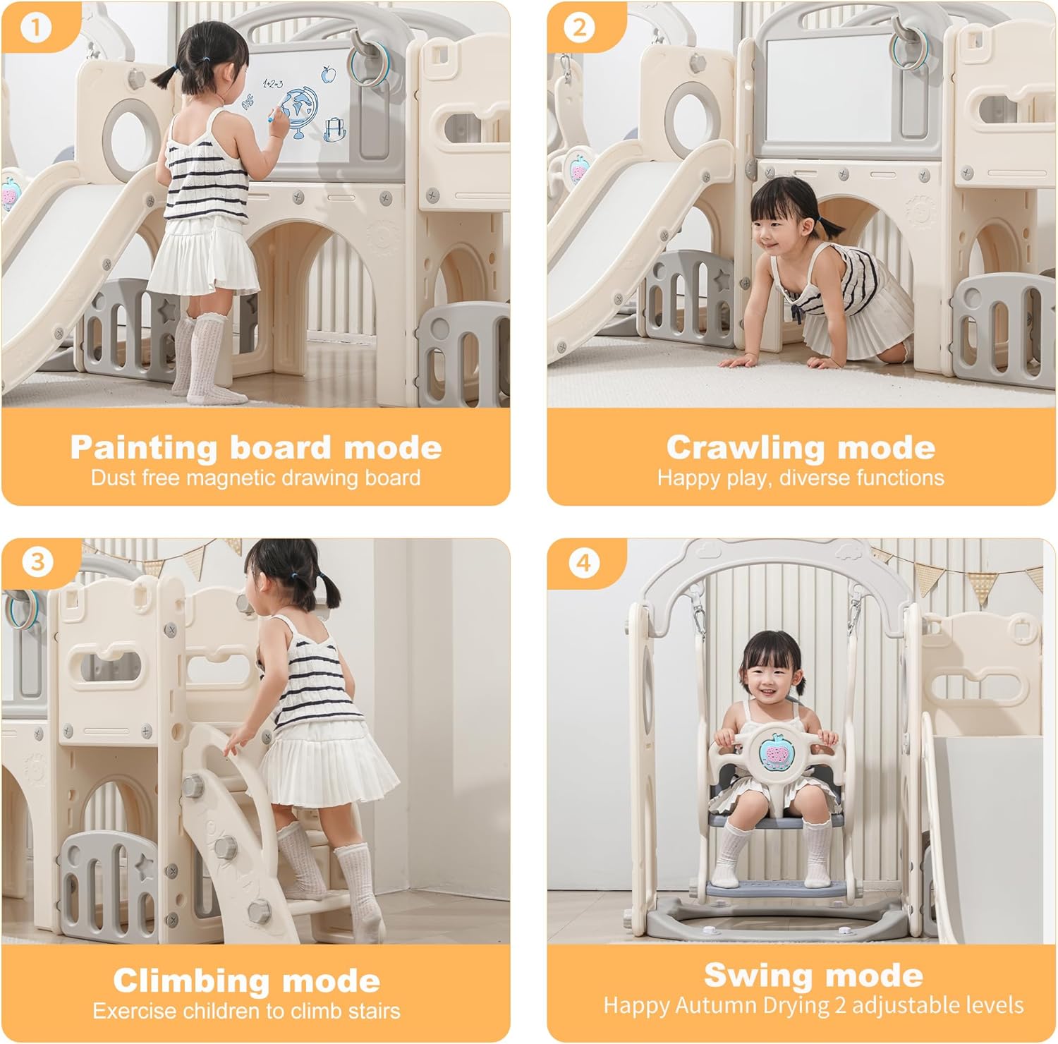 Toddler Slide Set 12 in 1, Kid - Kids Outdoor Slide Set avis et prix
