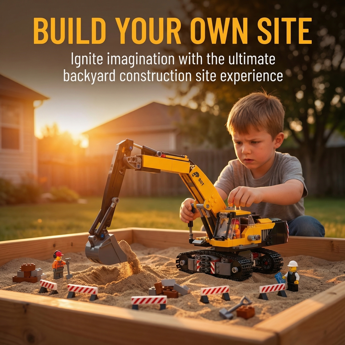 City Yellow Construction Excav - Kids Outdoor Digger avis et prix