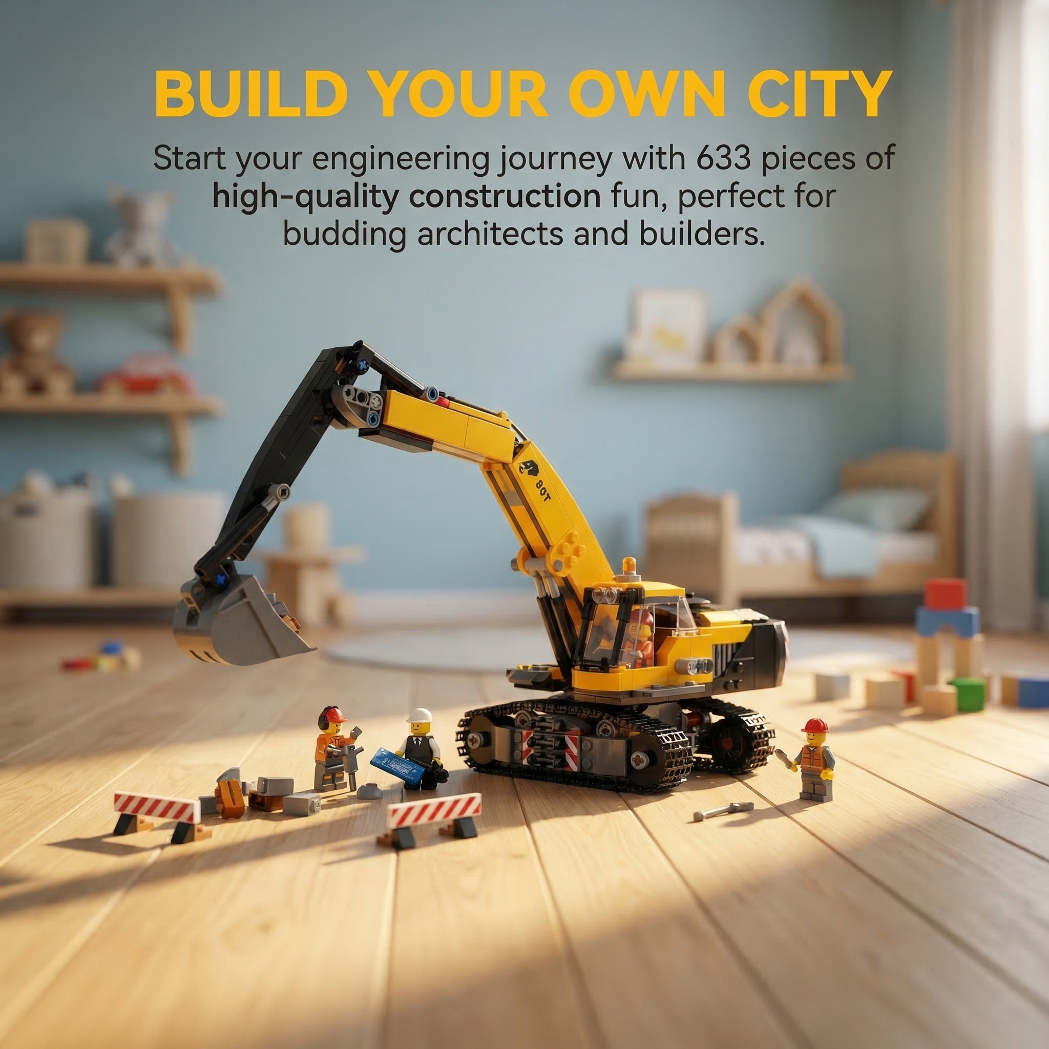 City Yellow Construction Excav - Kids Outdoor Digger avis et prix