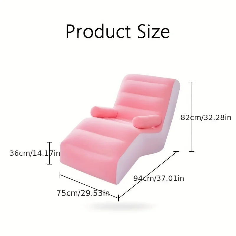 Inflatable Lazy Sofa Flocking  - Kids Outdoor Lounge Furniture avis et prix