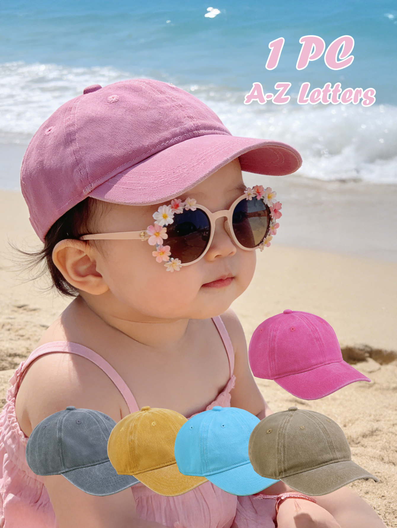1pc Kids Solid color Baseball  - Kids Outdoor Hat avis et prix