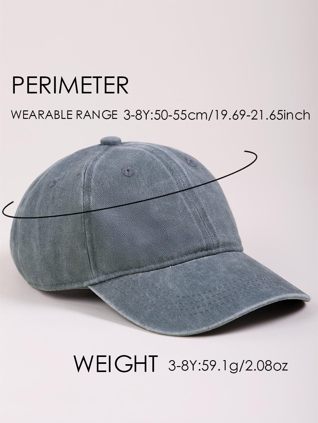 1pc Kids Solid color Baseball  - Kids Outdoor Hat avis et prix