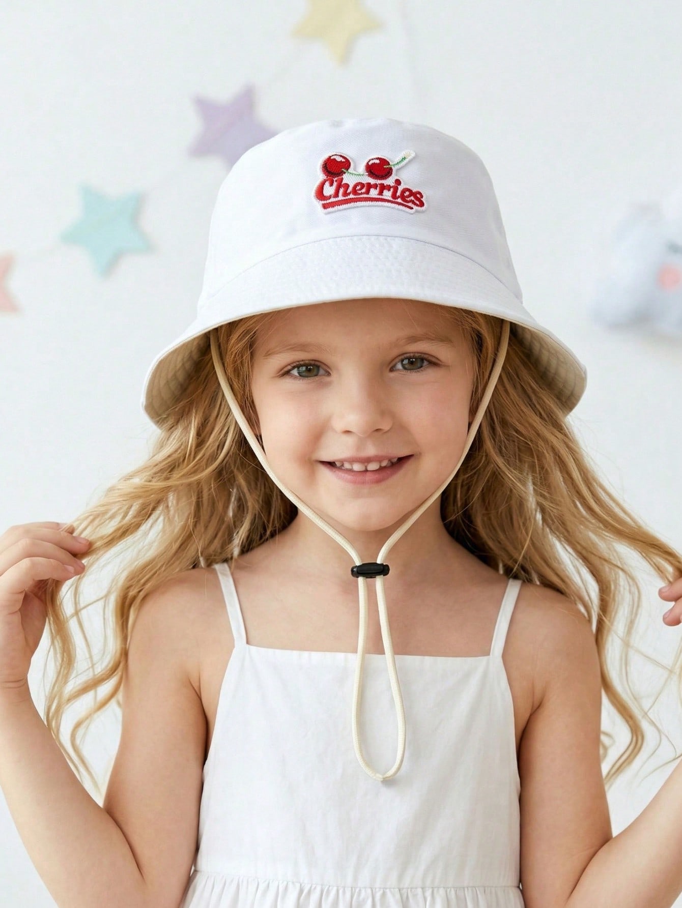 1Pc 2-6Y Kids Red Cherry Fishe - Kids Outdoor Hat avis et prix